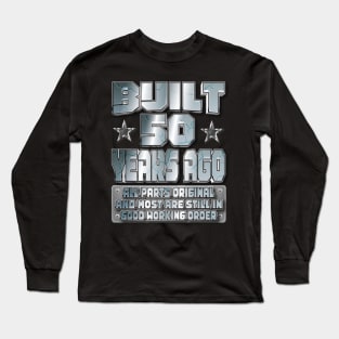 Fun 50th Birthday B-Day Party Gag Funny Saying Age 50 Year Long Sleeve T-Shirt